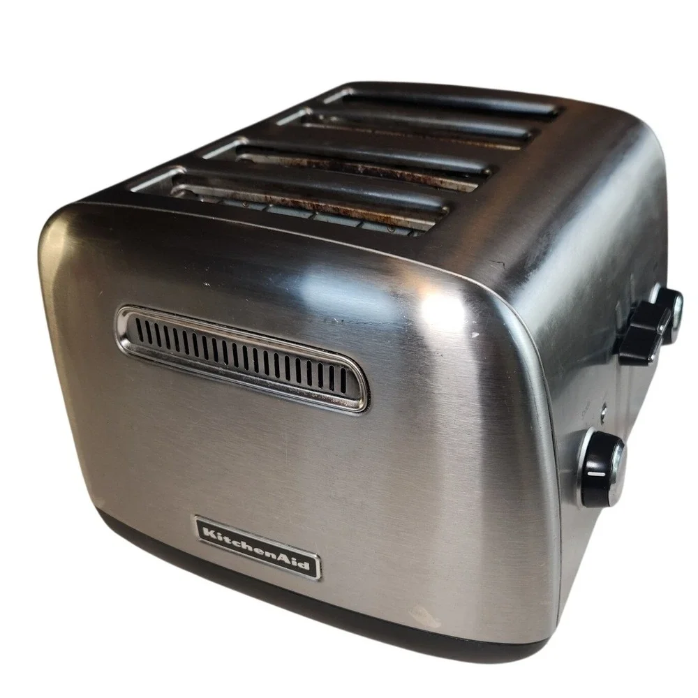KITCHENAID 4 Slice Toaster Manual High Lift Brushed Stainless Steel KMT4115SX - Picture 7 of 9